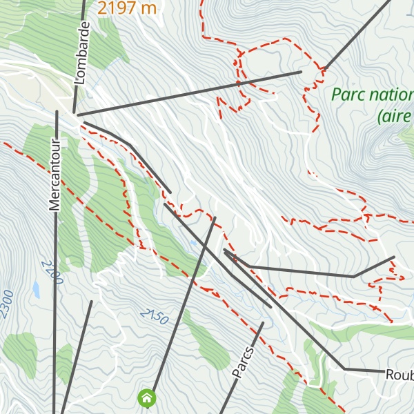 Map of L'avalanche