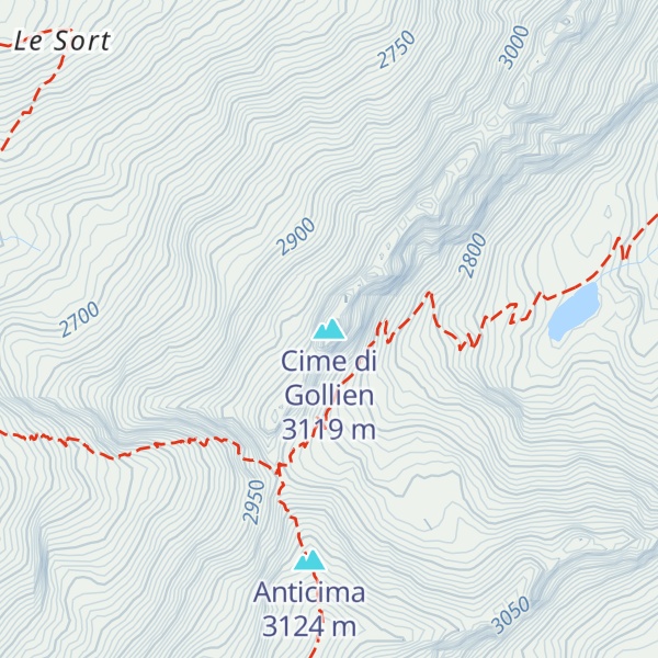 Map of Cime di Gollien