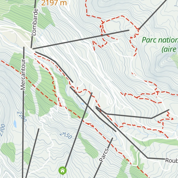 Map of La Raclette