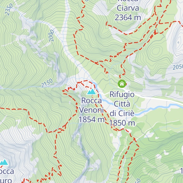 Map of Rocca Venoni
