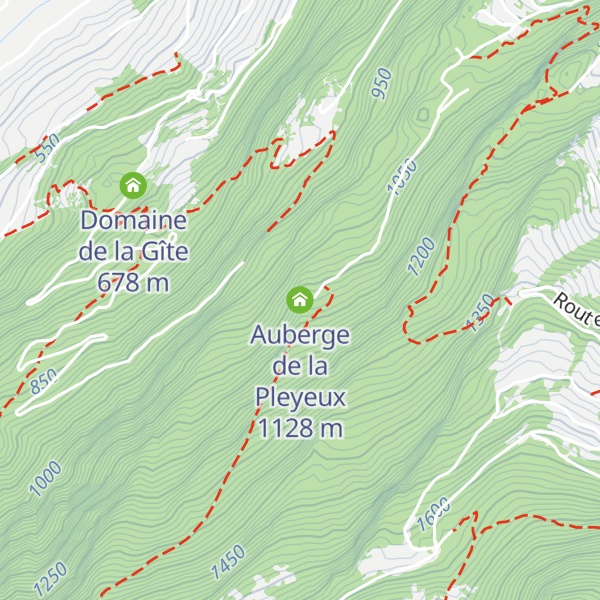 Map of Auberge de la Pleyeux