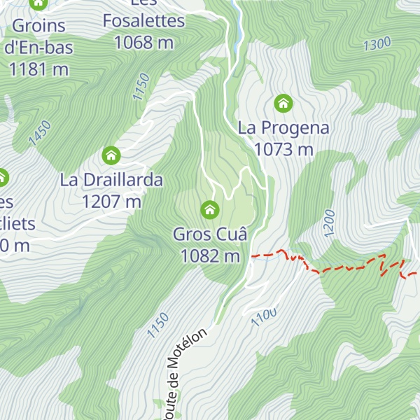 Map of Gros Cuâ
