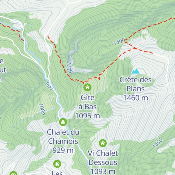 Map of Gîte à Bas