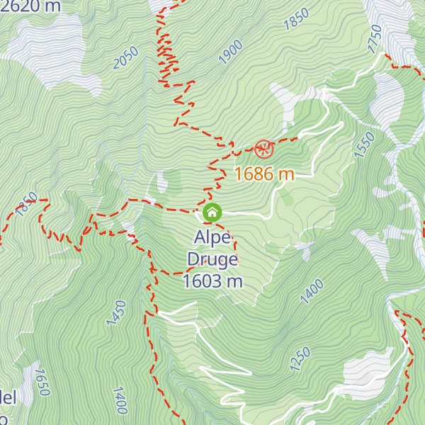 Map of Alpe Druge
