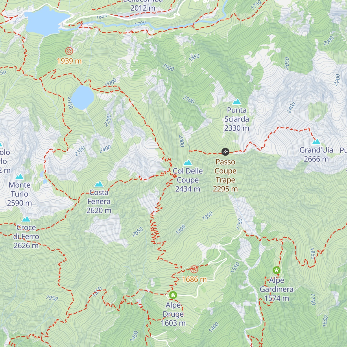 Casermetta della milizia map