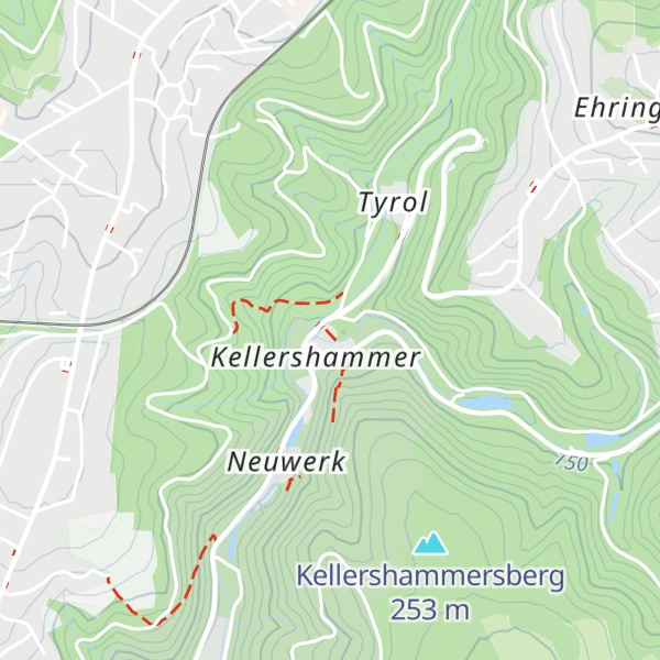 Map of Hüttenhammer
