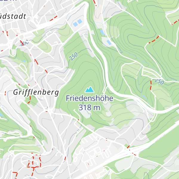 Map of Friedenshöhe