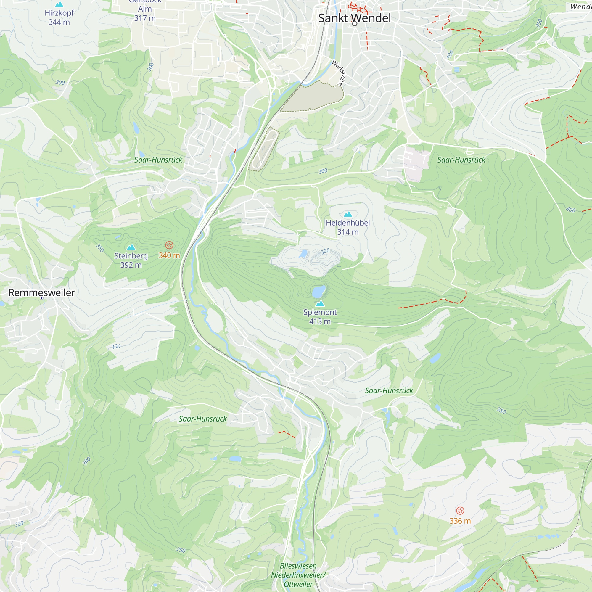 Sim1-Hütte map