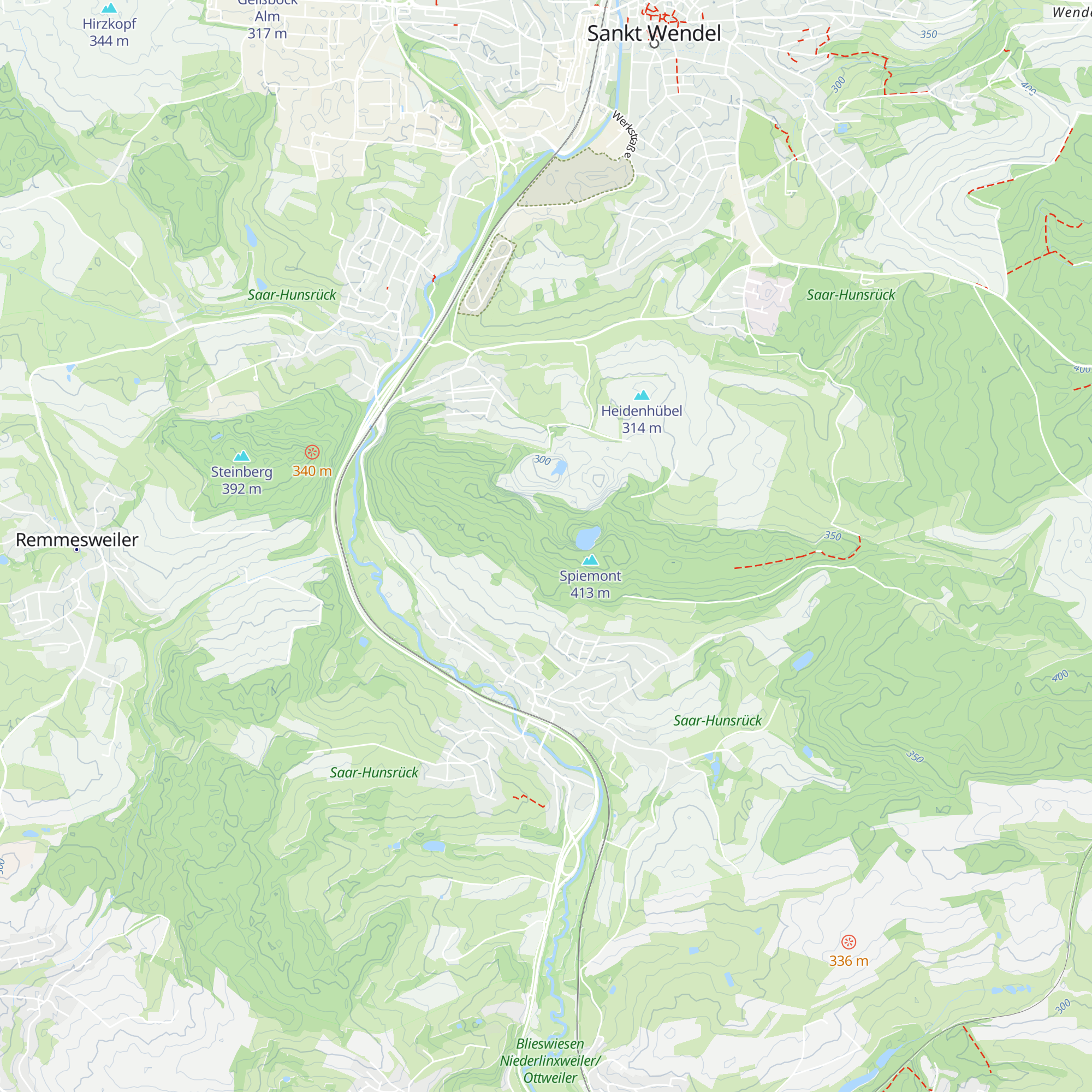Sim1-Hütte map