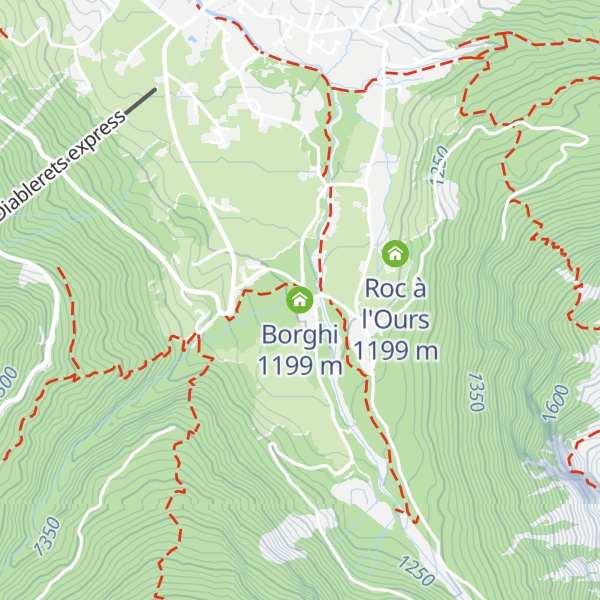Map of Borghi
