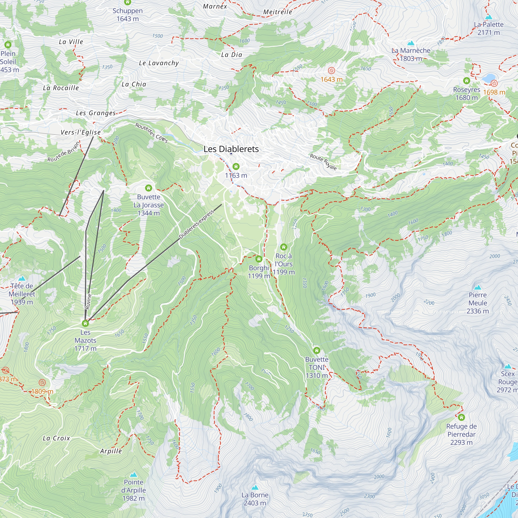 Borghi map