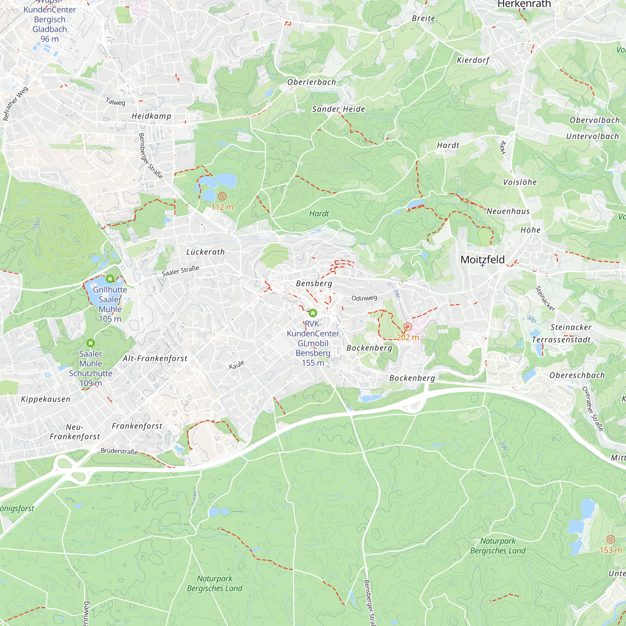 RVK-KundenCenter GLmobil Bensberg map