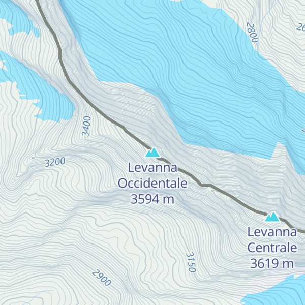 Map of Levanna Occidentale