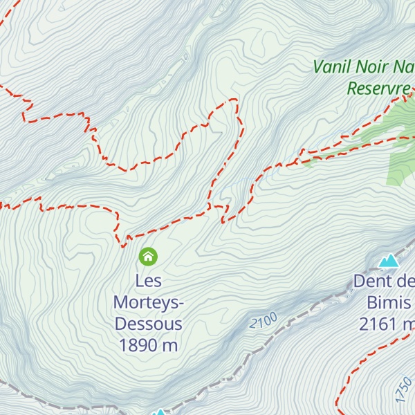 Map of CAS Les Marindes