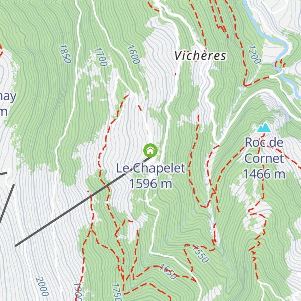 Map of Le Chapelet