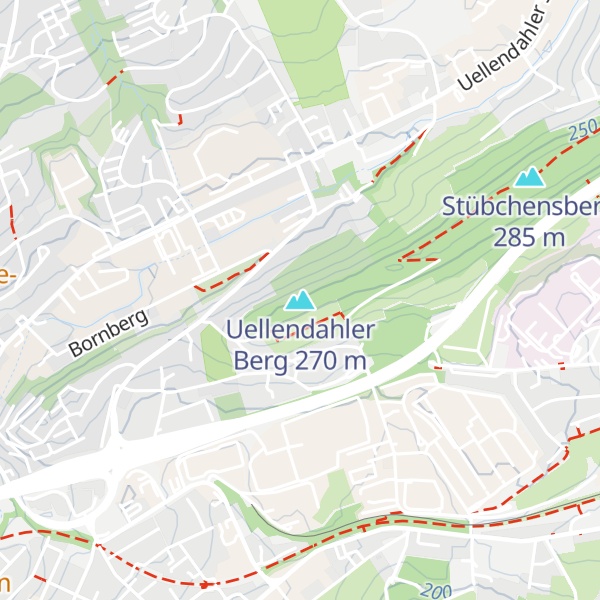Map of Uellendahler Berg