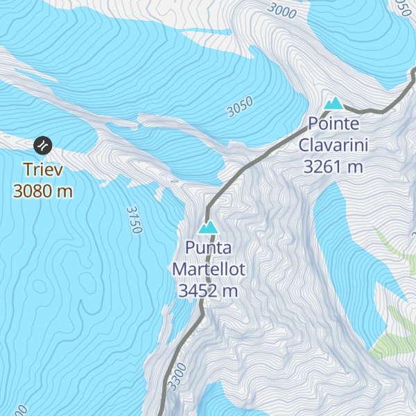 Map of Dôme Noire du Mulinet