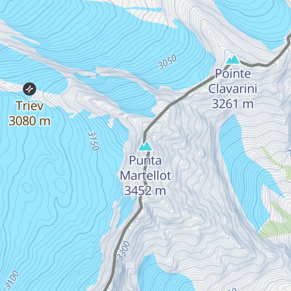 Map of Roc du Mulinet