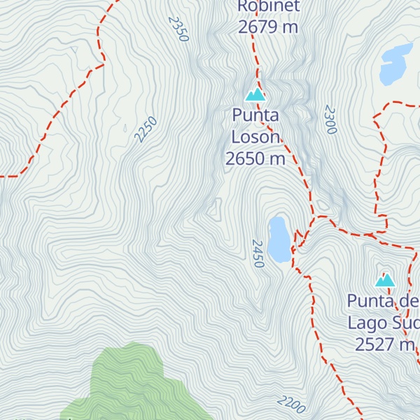 Map of Punta delle Plate