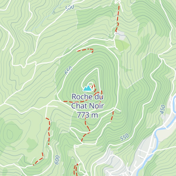 Map of Abri du Faudé