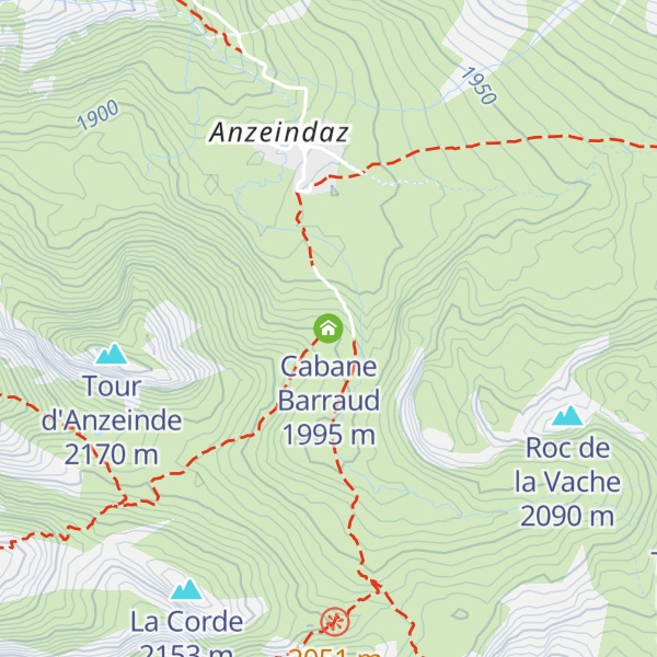Map of Cabane Barraud