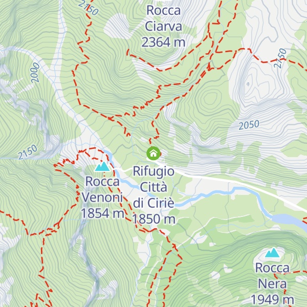 Map of Rifugio Città di Ciriè