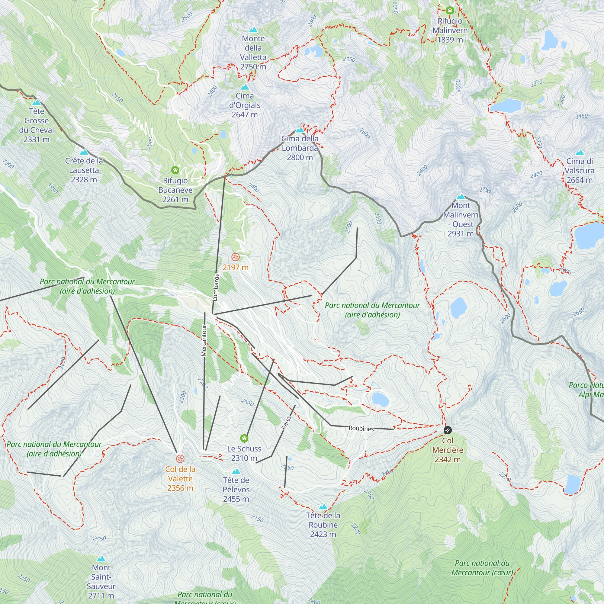 La Grange map