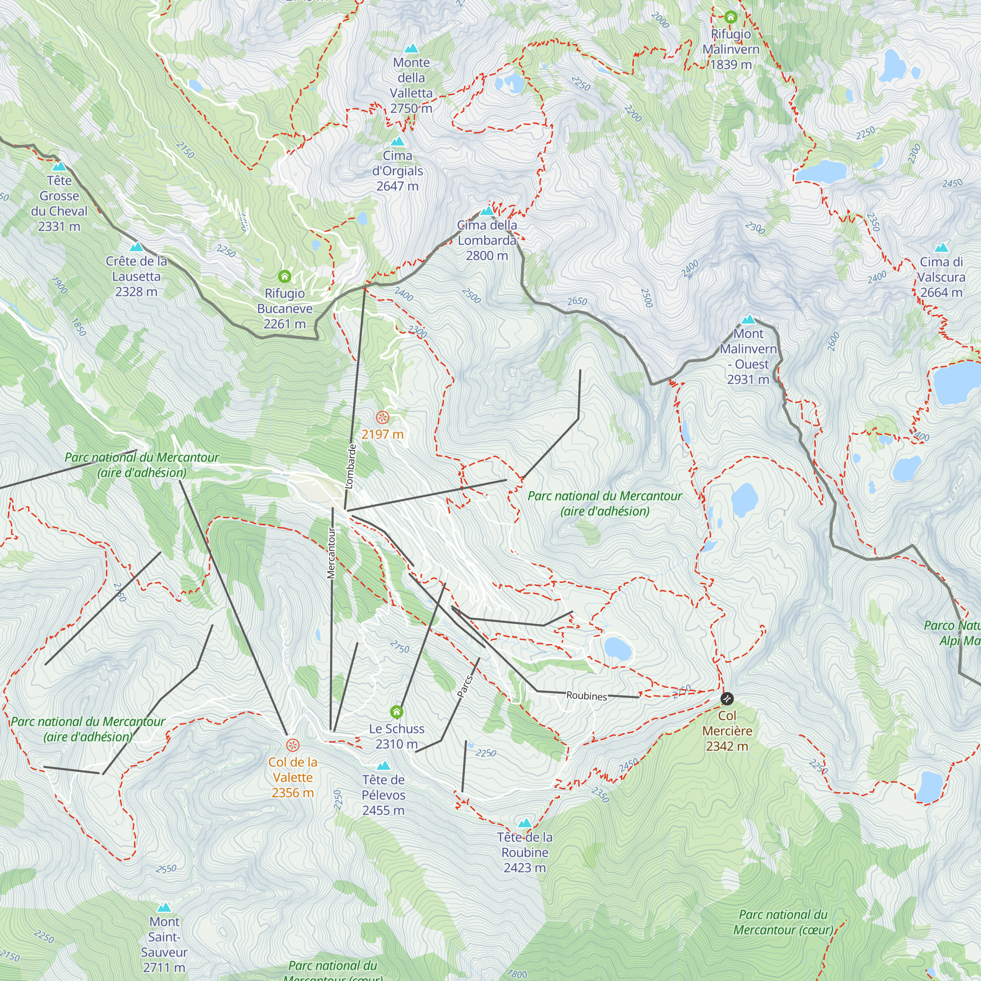 La Grange map