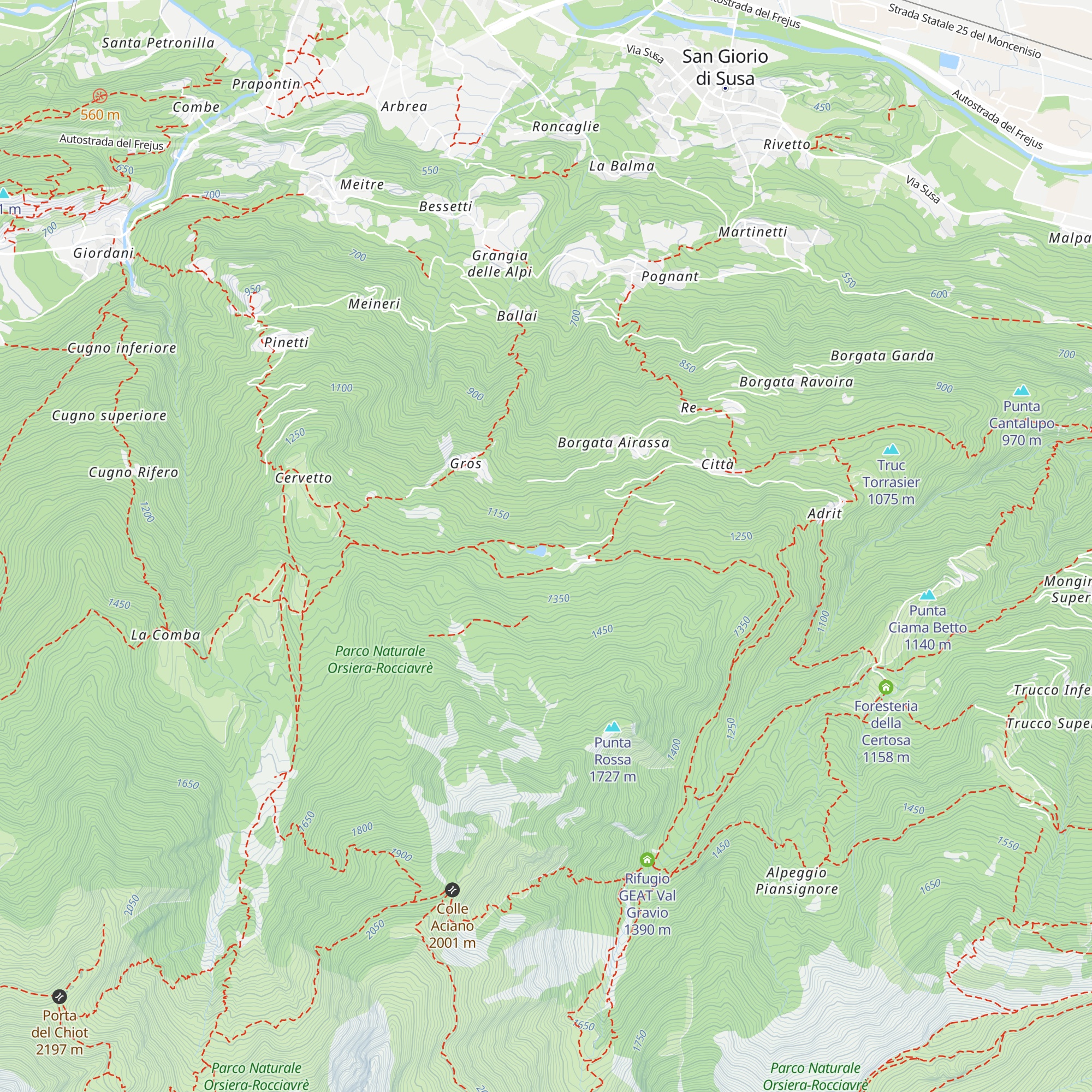 Il paradiso delle Rane map