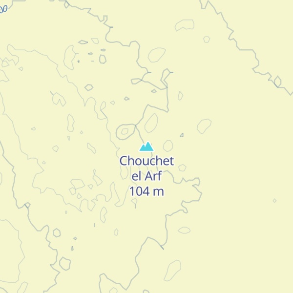 Map of Chouchet el Arf
