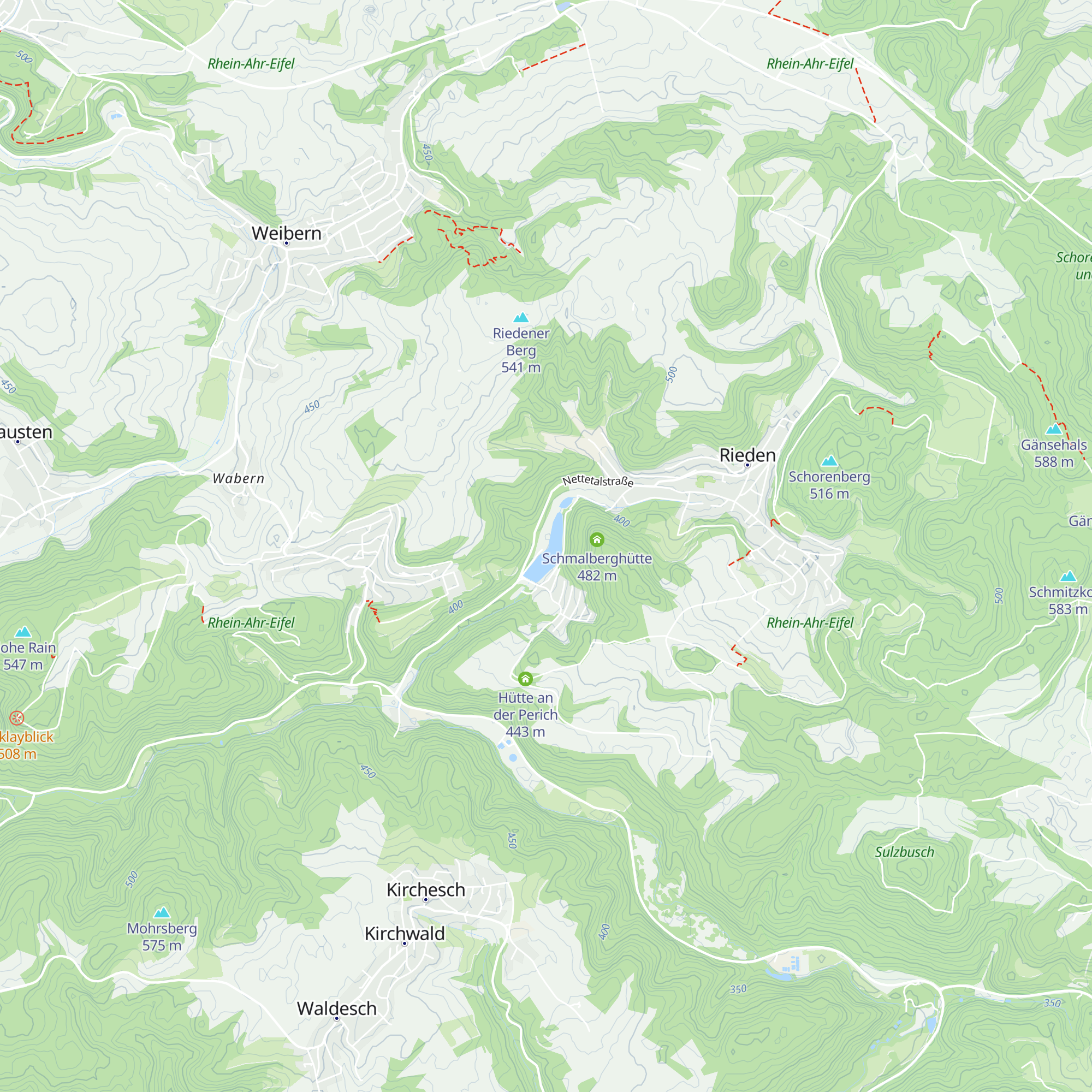 Eifeler Seehütte map