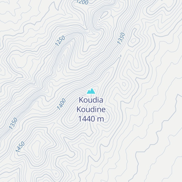 Map of Koudia Koudine