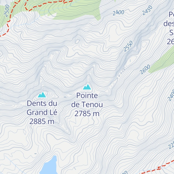 Map of Pointe de Tenou