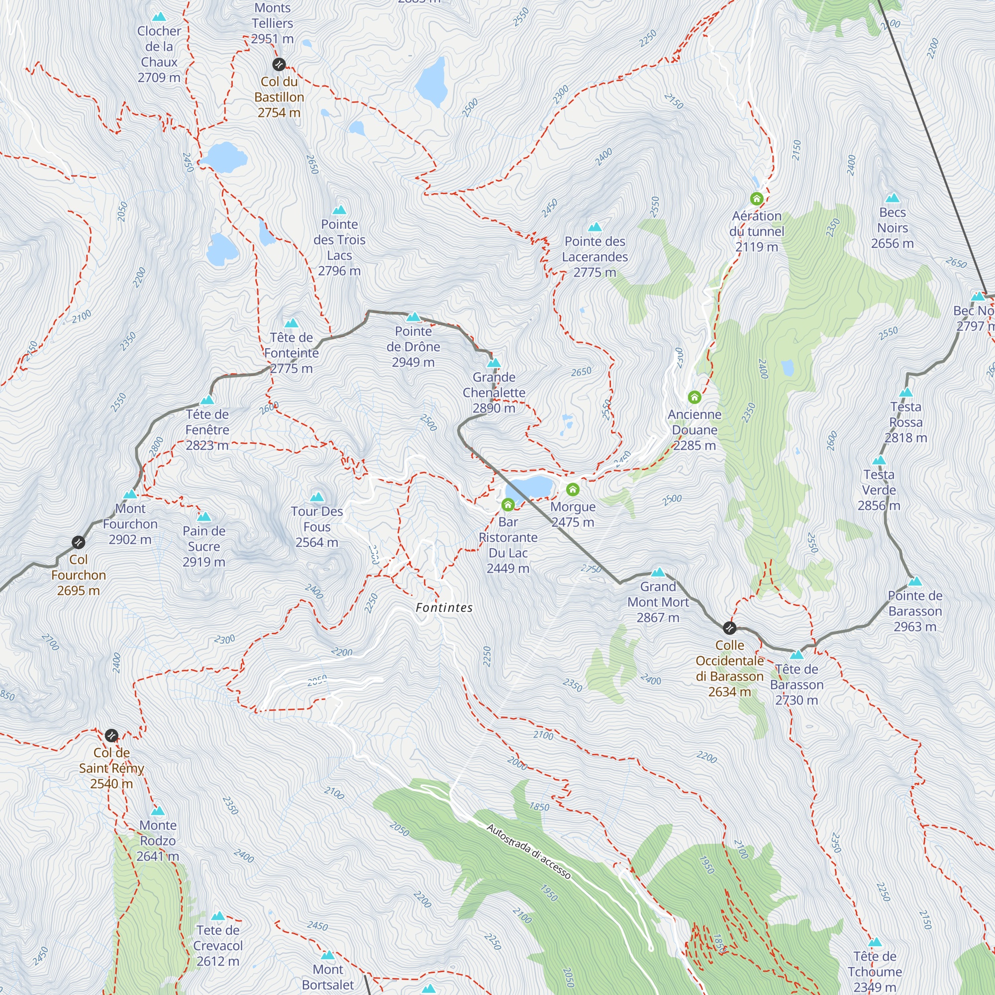 Hotel Italia map