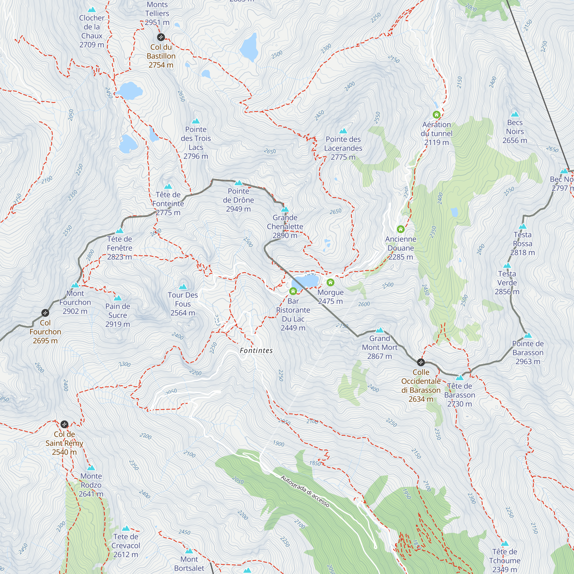 Hotel Italia map