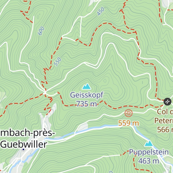 Map of Geisskopf