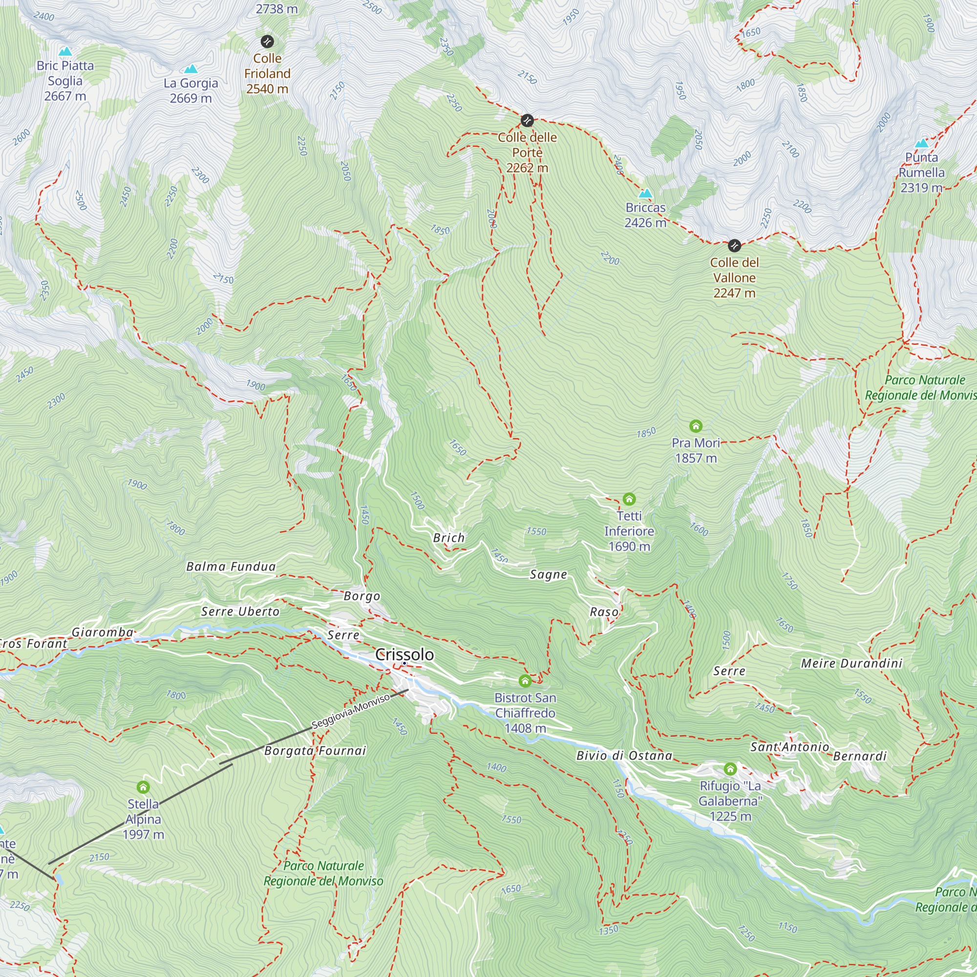 Meira Pra la Costa map