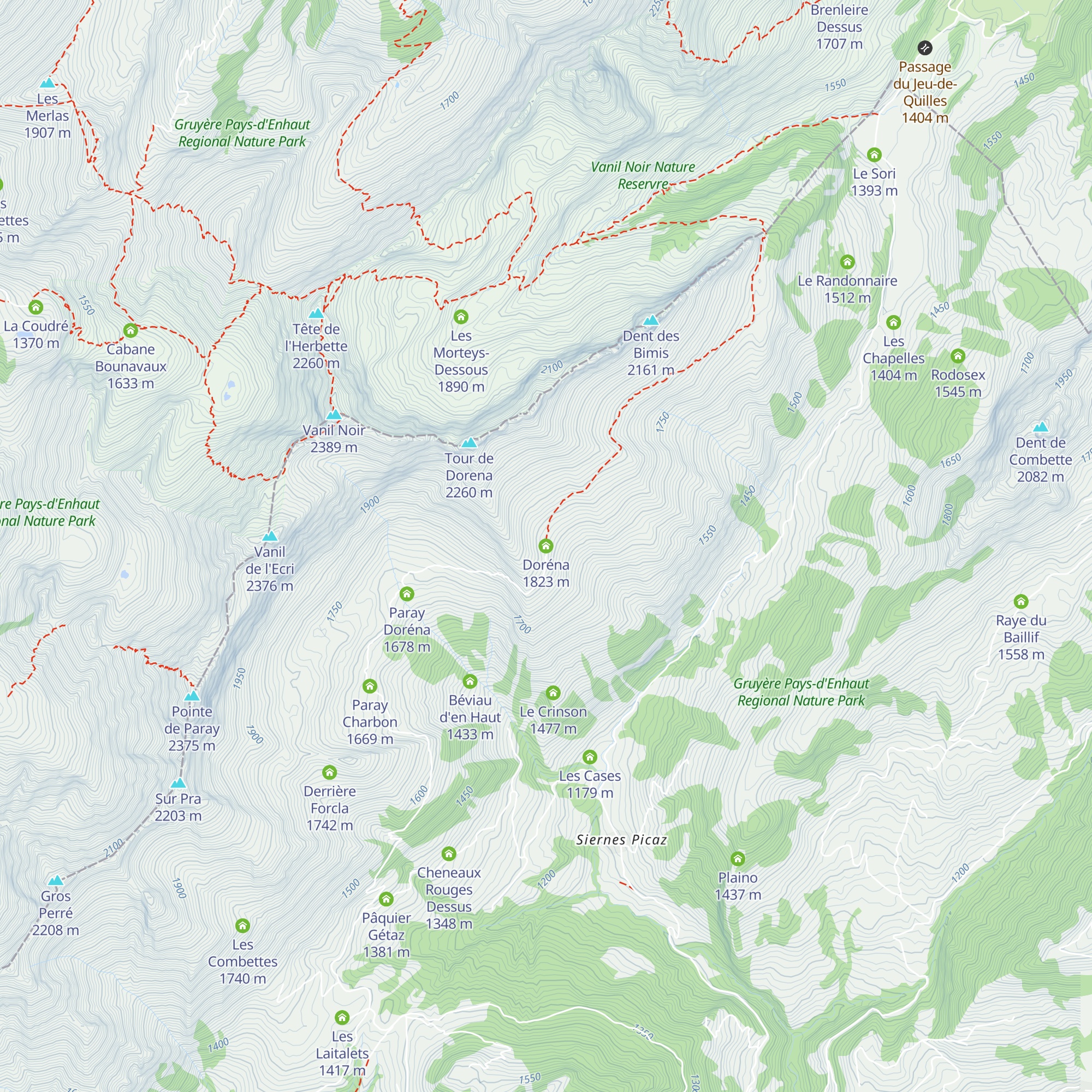 Doréna map
