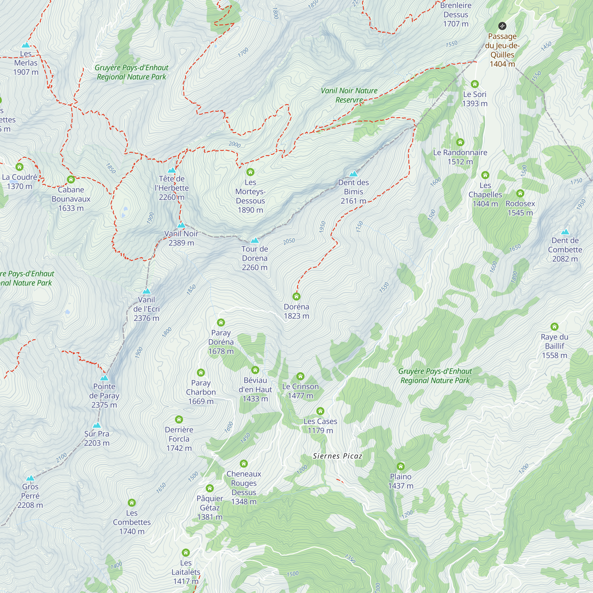 Doréna map