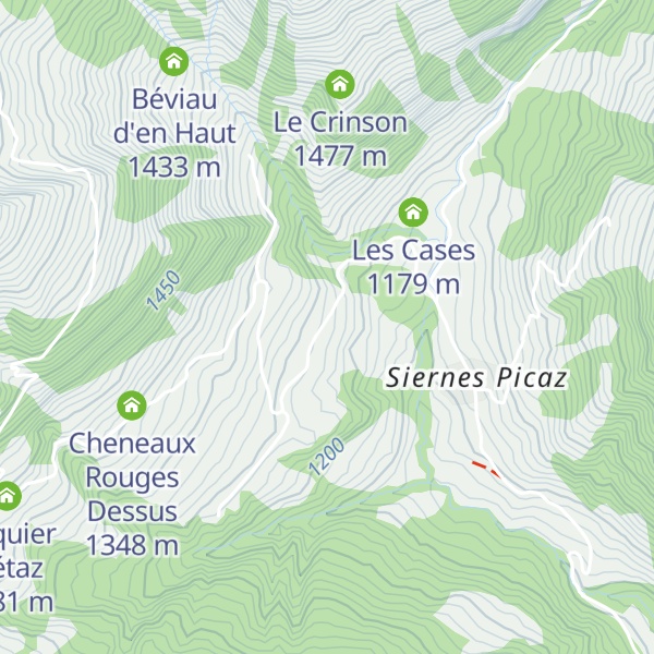 Map of La Cluse