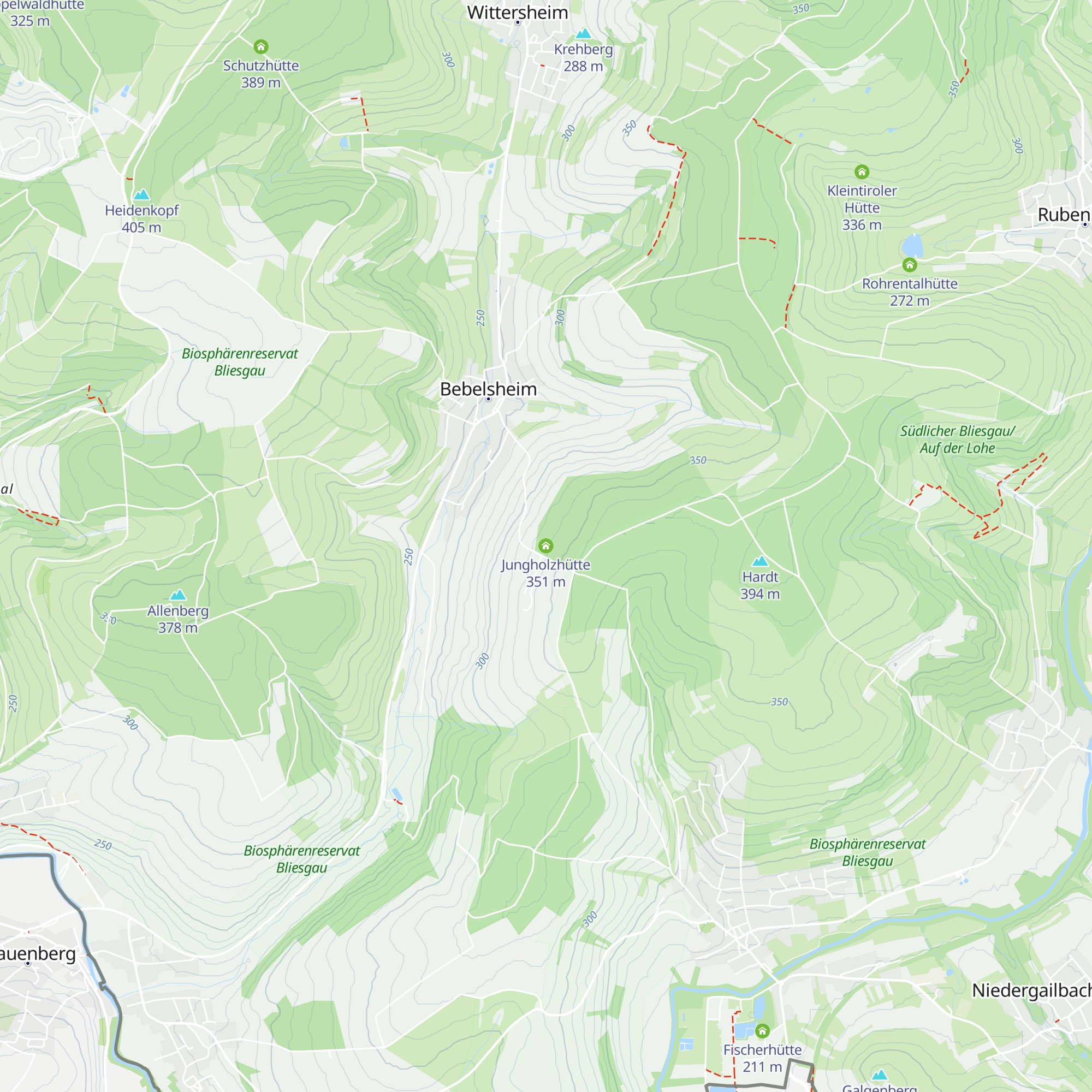 Jungholzhütte map