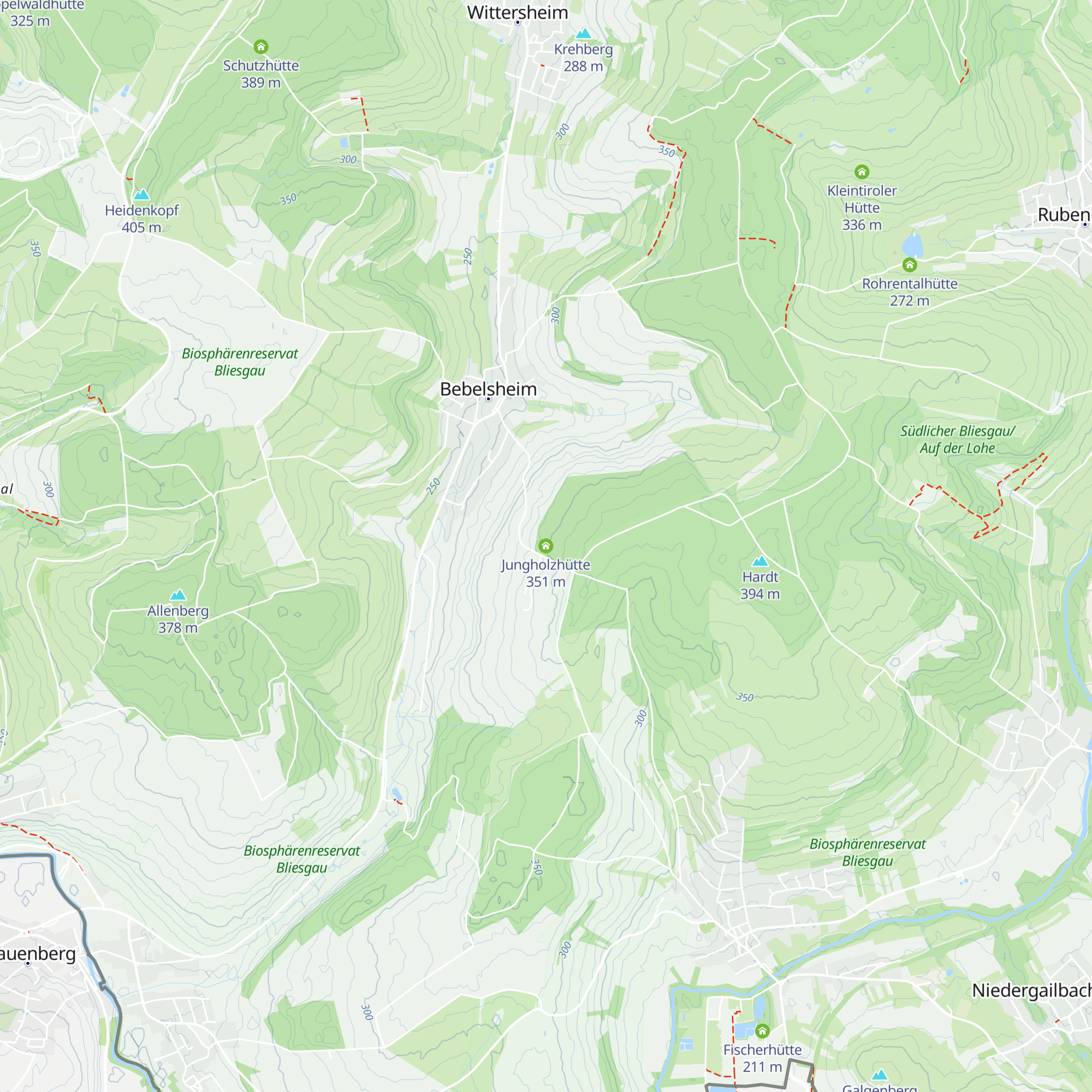 Jungholzhütte map