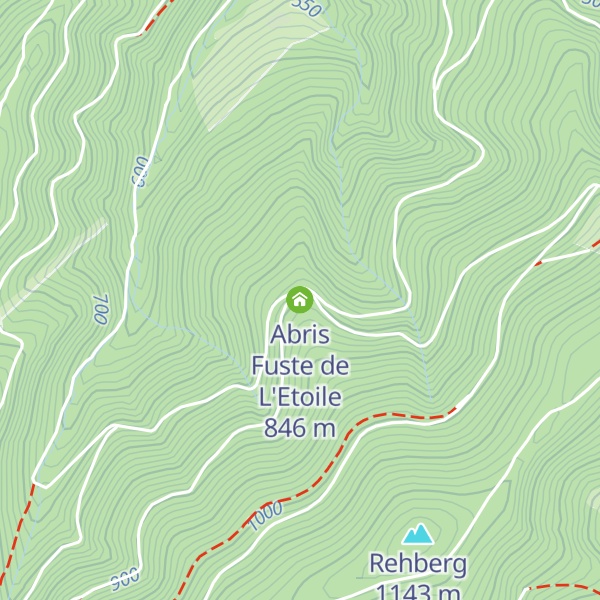Map of Abris Fuste de L'Etoile