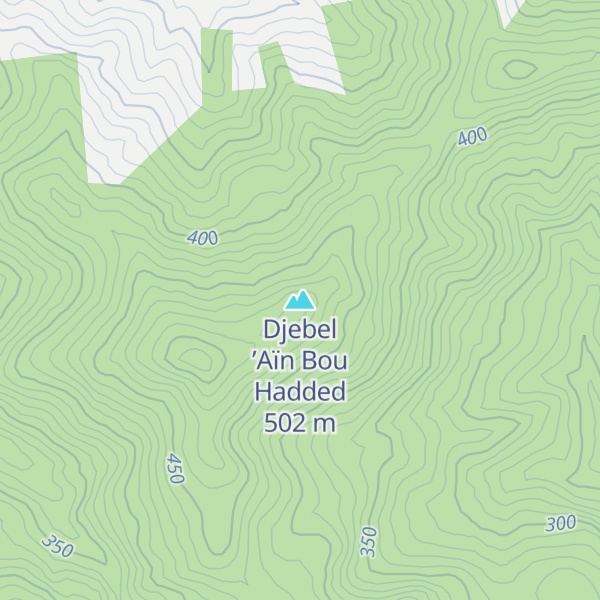 Map of Djebel ’Aïn Bou Hadded