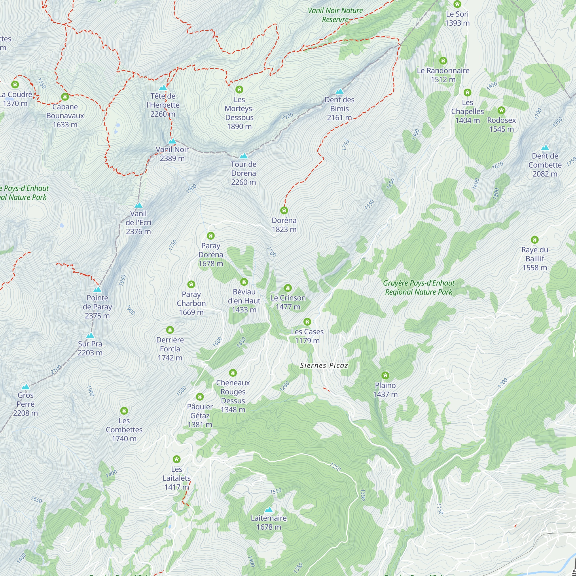 Le Crinson map