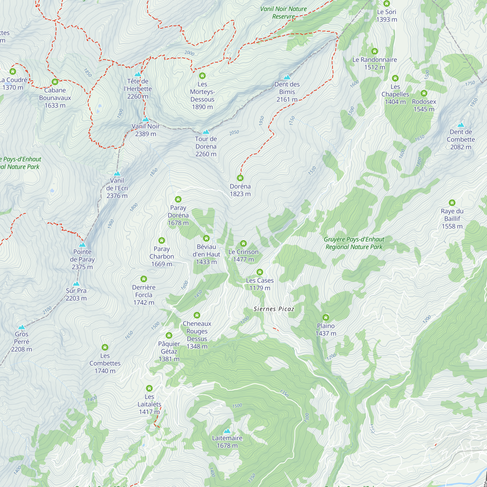 Le Crinson map
