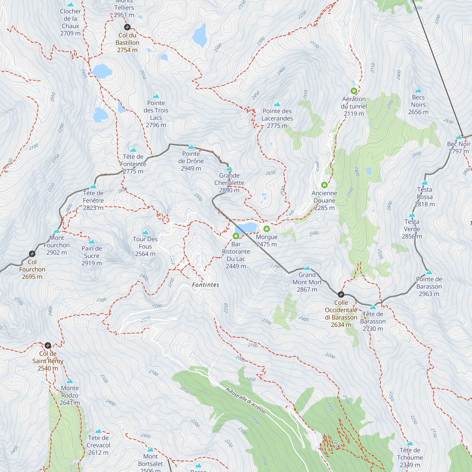 Bar Ristorante Du Lac map