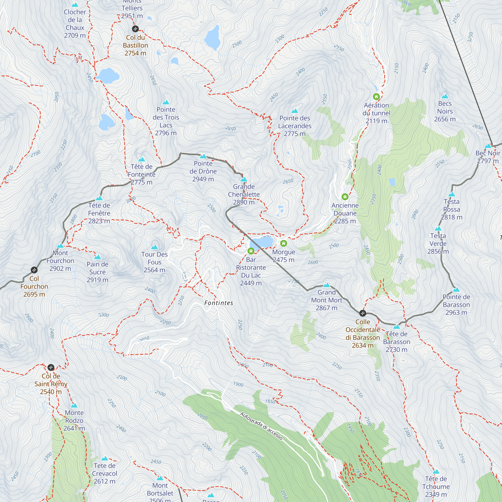 Bar Ristorante Du Lac map