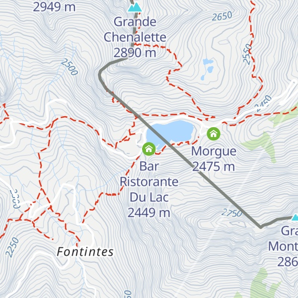 Map of Bar Ristorante Du Lac