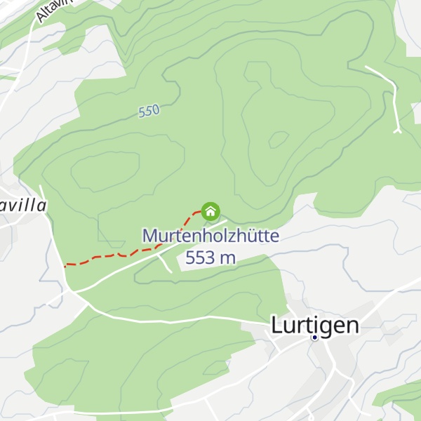 Map of Murten holz hütte